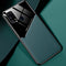 For Samsung Galaxy M31 All-inclusive Leather + Organic Glass Protective Case with Metal Iron Sheet(Dark Green)