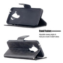 For Nokia 5.4 Retro Lambskin Texture Pure Color Horizontal Flip PU Leather Case with Holder & Card Slots & Wallet & Lanyard(Black)