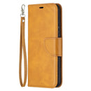 For Nokia 5.4 Retro Lambskin Texture Pure Color Horizontal Flip PU Leather Case with Holder & Card Slots & Wallet & Lanyard(Yellow)