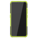 For Nokia 2.4 Tire Texture Shockproof TPU+PC Protective Case with Holder(Green)