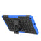For Samsung Galaxy Tab A8.0 (2019) T295 / T290 Tire Texture TPU+PC Shockproof Case with Holder(Blue)
