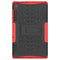 For Lenovo Tab M10 HD Gen 2 (TB-X306F) Tire Texture TPU+PC Shockproof Case with Holder(Red)