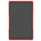 For Lenovo Tab M10 HD Gen 2 (TB-X306F) Tire Texture TPU+PC Shockproof Case with Holder(Red)