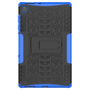 For Lenovo Tab M10 HD Gen 2 (TB-X306F) Tire Texture TPU+PC Shockproof Case with Holder(Blue)