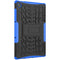 For Lenovo Tab M10 HD Gen 2 (TB-X306F) Tire Texture TPU+PC Shockproof Case with Holder(Blue)