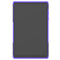 For Lenovo Tab M10 HD Gen 2 (TB-X306F) Tire Texture TPU+PC Shockproof Case with Holder(Purple)