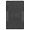For Lenovo Tab M10 HD Gen 2 (TB-X306F) Tire Texture TPU+PC Shockproof Case with Holder(Black)