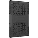 For Lenovo Tab M10 HD Gen 2 (TB-X306F) Tire Texture TPU+PC Shockproof Case with Holder(Black)
