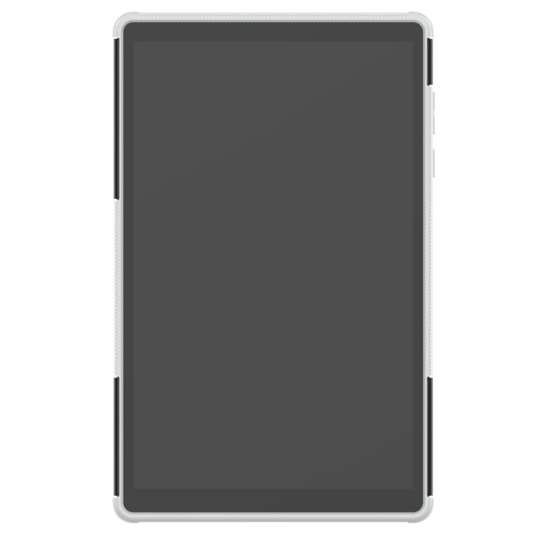 For Lenovo Tab M10 HD Gen 2 (TB-X306F) Tire Texture TPU+PC Shockproof Case with Holder(Black)