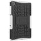 For Lenovo Tab M10 HD Gen 2 (TB-X306F) Tire Texture TPU+PC Shockproof Case with Holder(White)