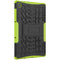 For Lenovo Tab M10 HD Gen 2 (TB-X306F) Tire Texture TPU+PC Shockproof Case with Holder(Green)