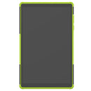 For Lenovo Tab M10 HD Gen 2 (TB-X306F) Tire Texture TPU+PC Shockproof Case with Holder(Green)