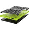 For Lenovo Tab M10 HD Gen 2 (TB-X306F) Tire Texture TPU+PC Shockproof Case with Holder(Green)