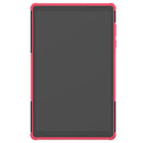 For Lenovo Tab M10 HD Gen 2 (TB-X306F) Tire Texture TPU+PC Shockproof Case with Holder(Pink)