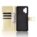 For Samsung Galaxy A32 5G Retro Crazy Horse Texture Horizontal Flip Leather Case with Holder & Card Slots & Lanyard(Gold)