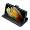 For Samsung Galaxy S21 Ultra 5G DG.MING Retro Oil Side Horizontal Flip Case with Holder & Card Slots & Wallet(Black)