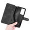 For Samsung Galaxy S21 Ultra 5G DG.MING Retro Oil Side Horizontal Flip Case with Holder & Card Slots & Wallet(Black)
