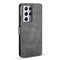 For Samsung Galaxy S21 Ultra 5G DG.MING Retro Oil Side Horizontal Flip Case with Holder & Card Slots & Wallet(Grey)