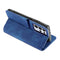 For Samsung Galaxy S21 Ultra 5G DG.MING Retro Oil Side Horizontal Flip Case with Holder & Card Slots & Wallet(Blue)