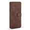 For Samsung Galaxy S21 Ultra 5G DG.MING Retro Oil Side Horizontal Flip Case with Holder & Card Slots & Wallet(Coffee)