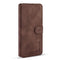 For Samsung Galaxy S21 5G DG.MING Retro Oil Side Horizontal Flip Case with Holder & Card Slots & Wallet(Coffee)