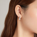 S925 Sterling Silver Cat Pearl Women Earrings