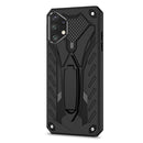 For Samsung Galaxy A32 5G Shockproof TPU + PC Protective Case with Holder(Black)