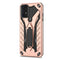 For Samsung Galaxy A52 5G / 4G Shockproof TPU + PC Protective Case with Holder(Rose Gold)