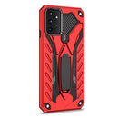 For Samsung Galaxy A72 5G / 4G Shockproof TPU + PC Protective Case with Holder(Red)