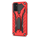 For Samsung Galaxy A72 5G / 4G Shockproof TPU + PC Protective Case with Holder(Red)