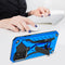 For Samsung Galaxy A72 5G / 4G Shockproof TPU + PC Protective Case with Holder(Blue)