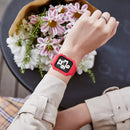 TPU Integrated Fuel Injection Watch Band For Apple Watch Series 7 45mm / 6 & SE & 5 & 4 44mm / 3 & 2 & 1 42mm(Red)