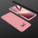 For Xiaomi Poco X3 NFC GKK Three Stage Splicing Full Coverage PC Case(Rose Gold)