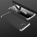 For Xiaomi Poco X3 NFC GKK Three Stage Splicing Full Coverage PC Case(Black+Silver)