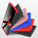 For Xiaomi Poco X3 NFC GKK Three Stage Splicing Full Coverage PC Case(Black+Silver)