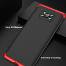 For Xiaomi Poco X3 NFC GKK Three Stage Splicing Full Coverage PC Case(Black)