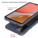 For Samsung Galaxy A72 5G / 4G Scratchproof TPU + Acrylic Protective Case(Transparent)
