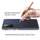 For Samsung Galaxy A72 5G / 4G Scratchproof TPU + Acrylic Protective Case(Transparent)