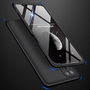 For Samsung Galaxy A12 GKK Three Stage Splicing Full Coverage PC Case(Black)