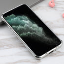 Straight Side Laser Plating Full Coverage Clear TPU Shockproof Magsafe Case For iPhone 11 Pro(Silver)