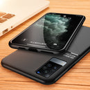For vivo X60 Pro 5G Classic Tilt Strip Grain Magnetic Shockproof PC + TPU Case(Blue)