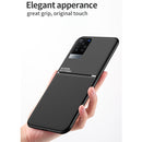 For vivo X60 Pro 5G Classic Tilt Strip Grain Magnetic Shockproof PC + TPU Case(Blue)