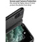For Samsung Galaxy A12 Classic Tilt Strip Grain Magnetic Shockproof PC + TPU Case(Red)