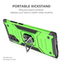 For Samsung Galaxy Note 10 Plus Magnetic Armor Shockproof TPU + PC Case with Metal Ring Holder(Green)