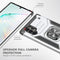 For Samsung Galaxy Note 10 Plus Magnetic Armor Shockproof TPU + PC Case with Metal Ring Holder(Silver)