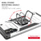 For Samsung Galaxy Note 10 Plus Magnetic Armor Shockproof TPU + PC Case with Metal Ring Holder(Silver)