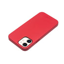 QIALINO Nappa Leather Shockproof Magsafe Case For iPhone 12 mini(Red)