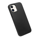 QIALINO Nappa Leather Shockproof Magsafe Case For iPhone 12 mini(Black)