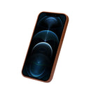 QIALINO Nappa Leather Shockproof Magsafe Case For iPhone 12 / 12 Pro(Brown)