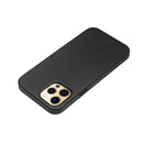 QIALINO Nappa Leather Shockproof Magsafe Case For iPhone 12 / 12 Pro(Black)